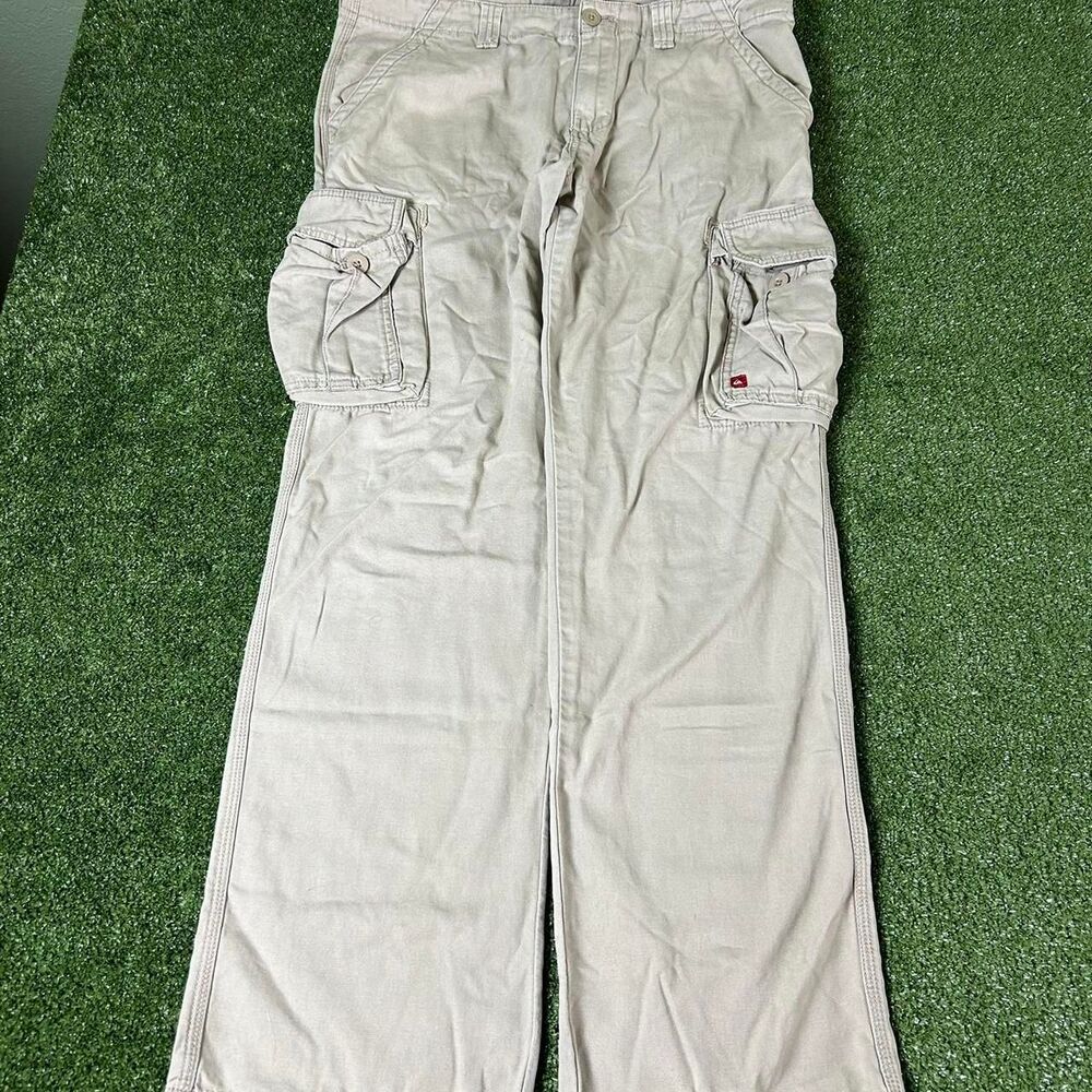 Quiksilver Men's Cream and Tan Trousers